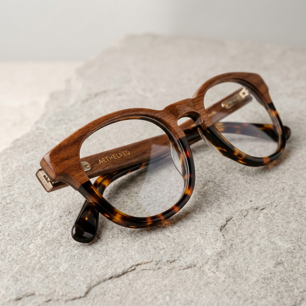 Artisanal wood spectacles